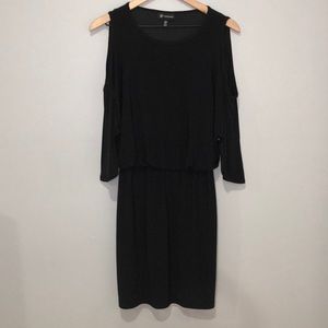 Versona Black Cold Shoulder Dress